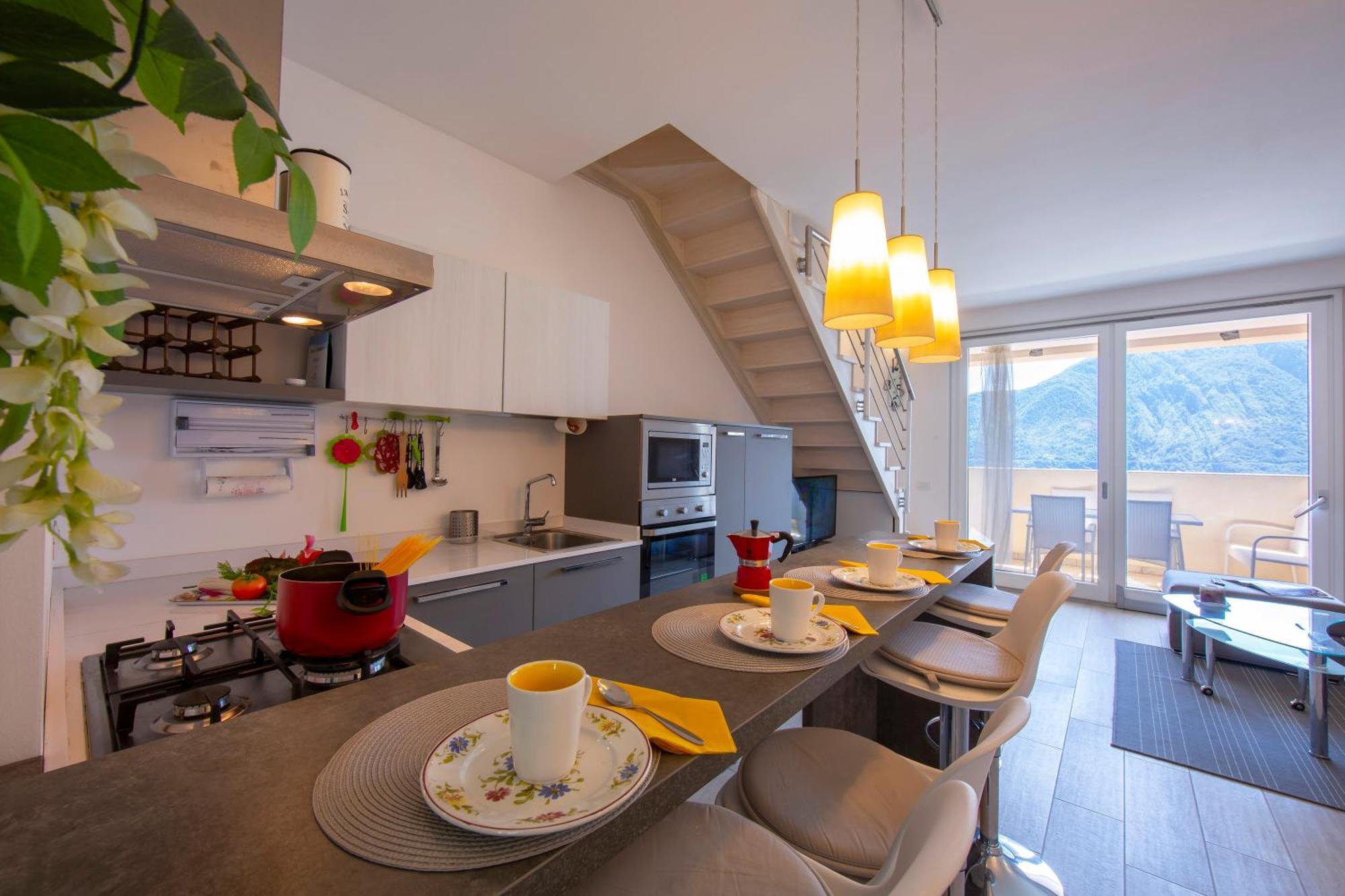 Como Lake Modern Apartament Ulivi Appartement Mezzegra Buitenkant foto