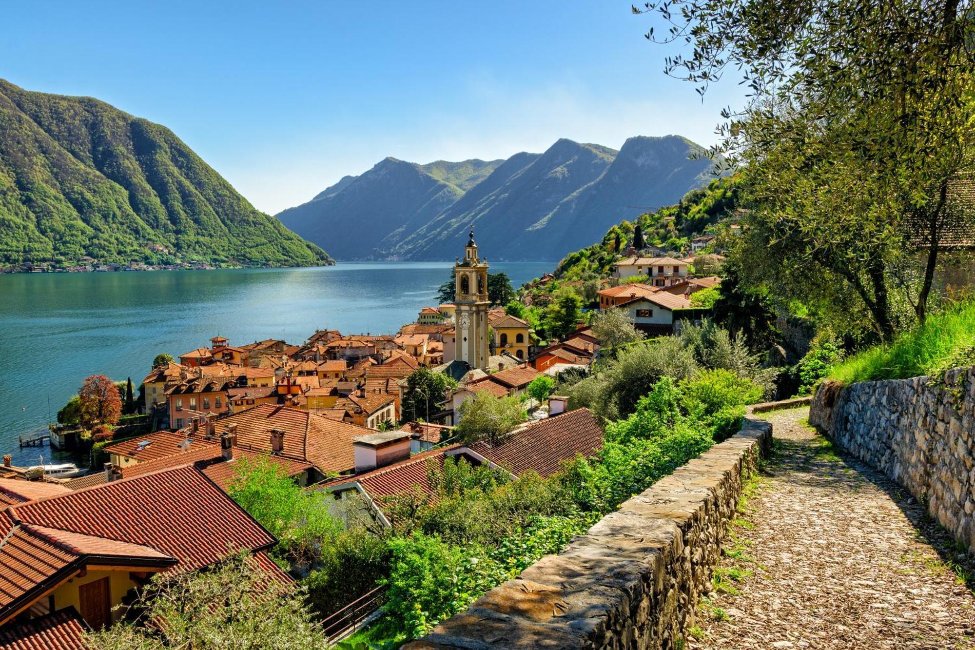 Como Lake Modern Apartament Ulivi Appartement Mezzegra Buitenkant foto