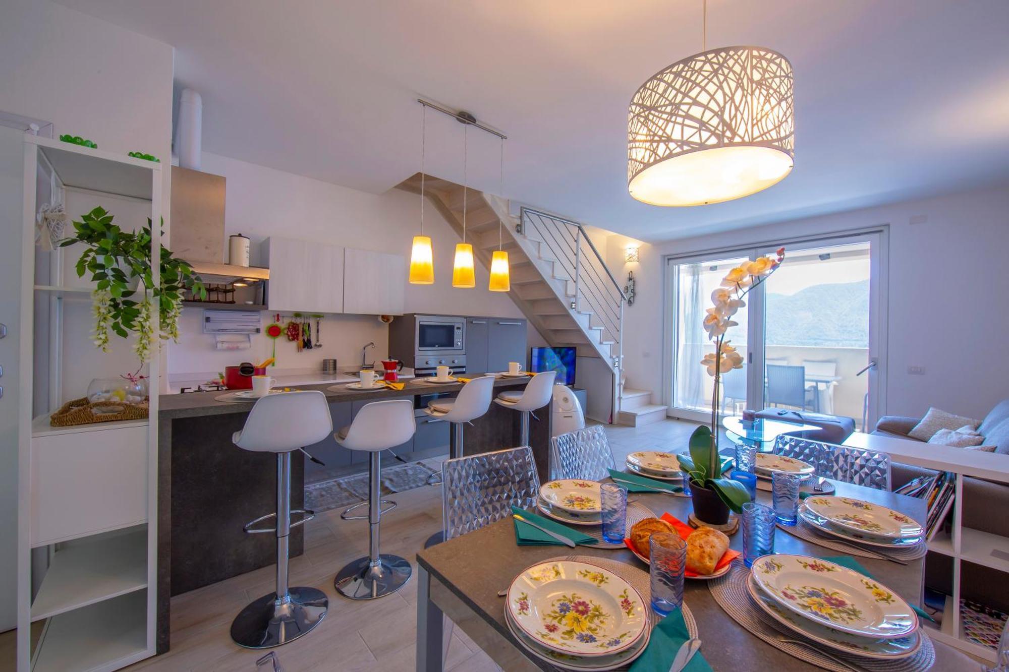 Como Lake Modern Apartament Ulivi Appartement Mezzegra Buitenkant foto